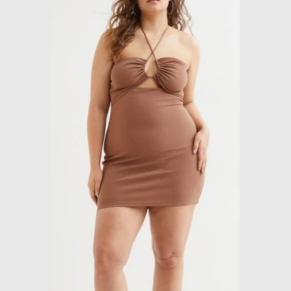 H & M Cut Out Bodycon Dress H & M Cut Out Bodycon Dress